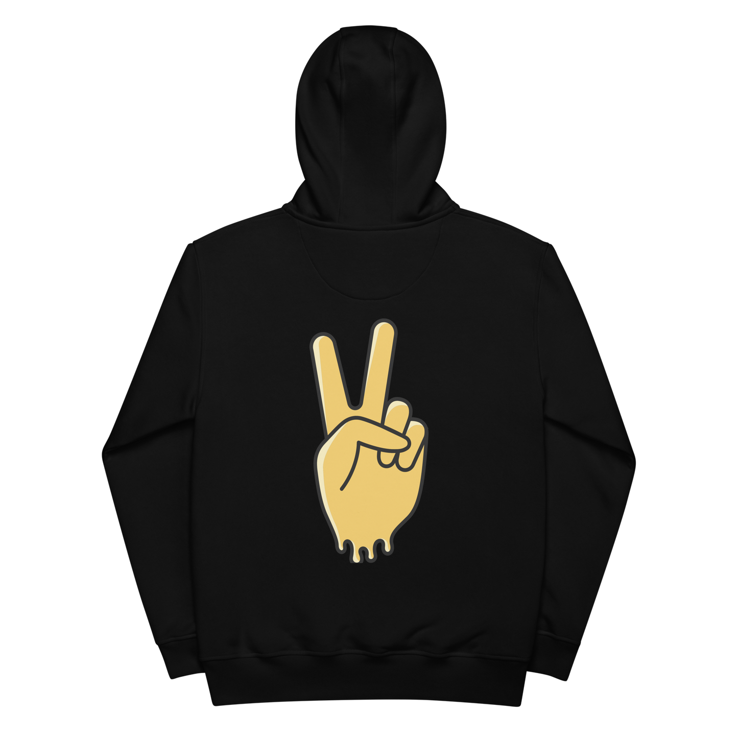 Premium Custom Smiley Peace Eco Hoodie