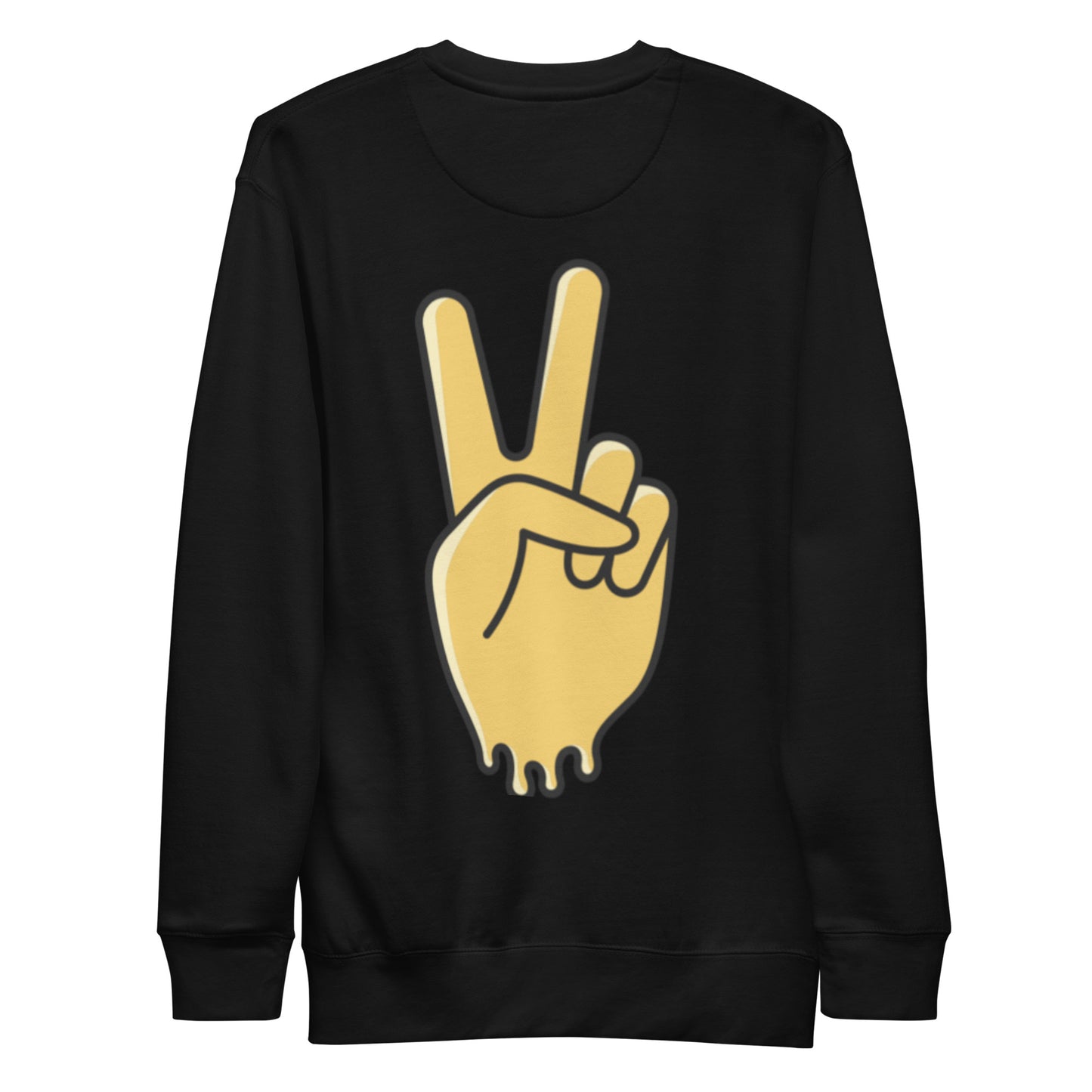 Custom Smiley Peace Unisex Premium Sweatshirt