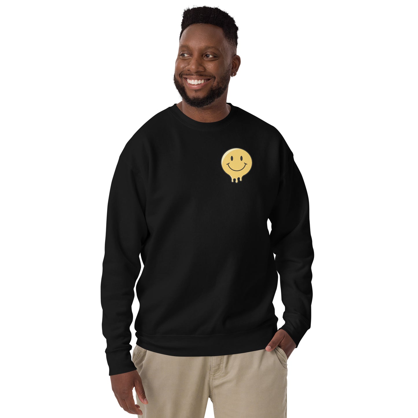 Custom Smiley Peace Unisex Premium Sweatshirt